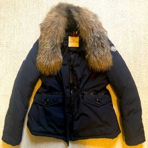 Moncler Malus fox trim down parka size 0(XS)